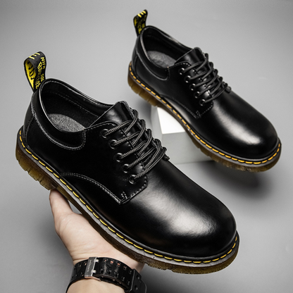 Classic Leather Casual Derby Shoes