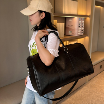 Classic Leather Urban Duffle Bag