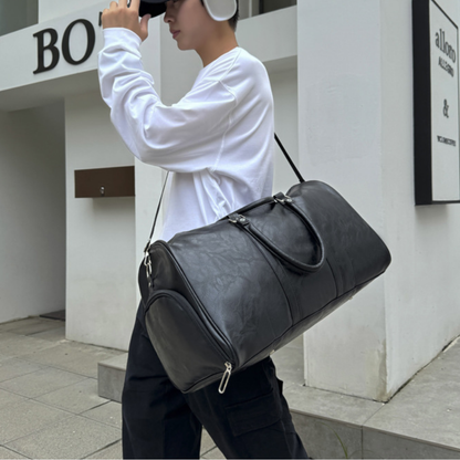 Classic Leather Urban Duffle Bag