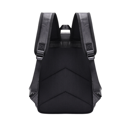 Sleek Professional Leather Backpack
