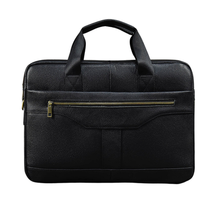 Structured Heritage Leather 14-inch Briefcase