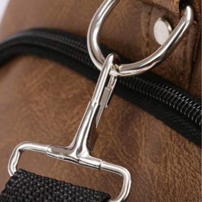 Classic Leather Urban Duffle Bag