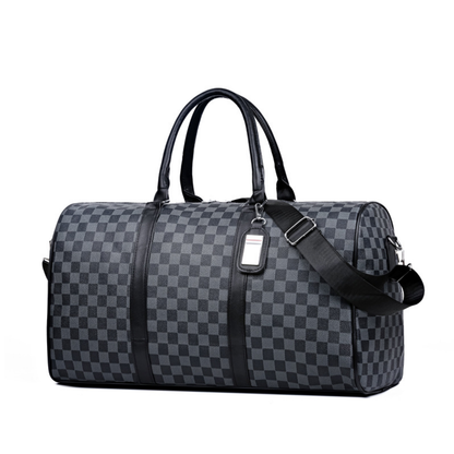 Modern Leather Travel Duffle Bag