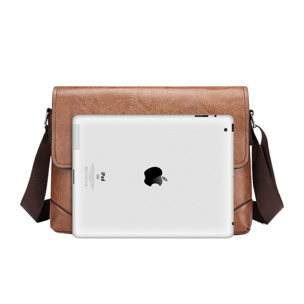 Vintage Leather Daily Messenger Bag