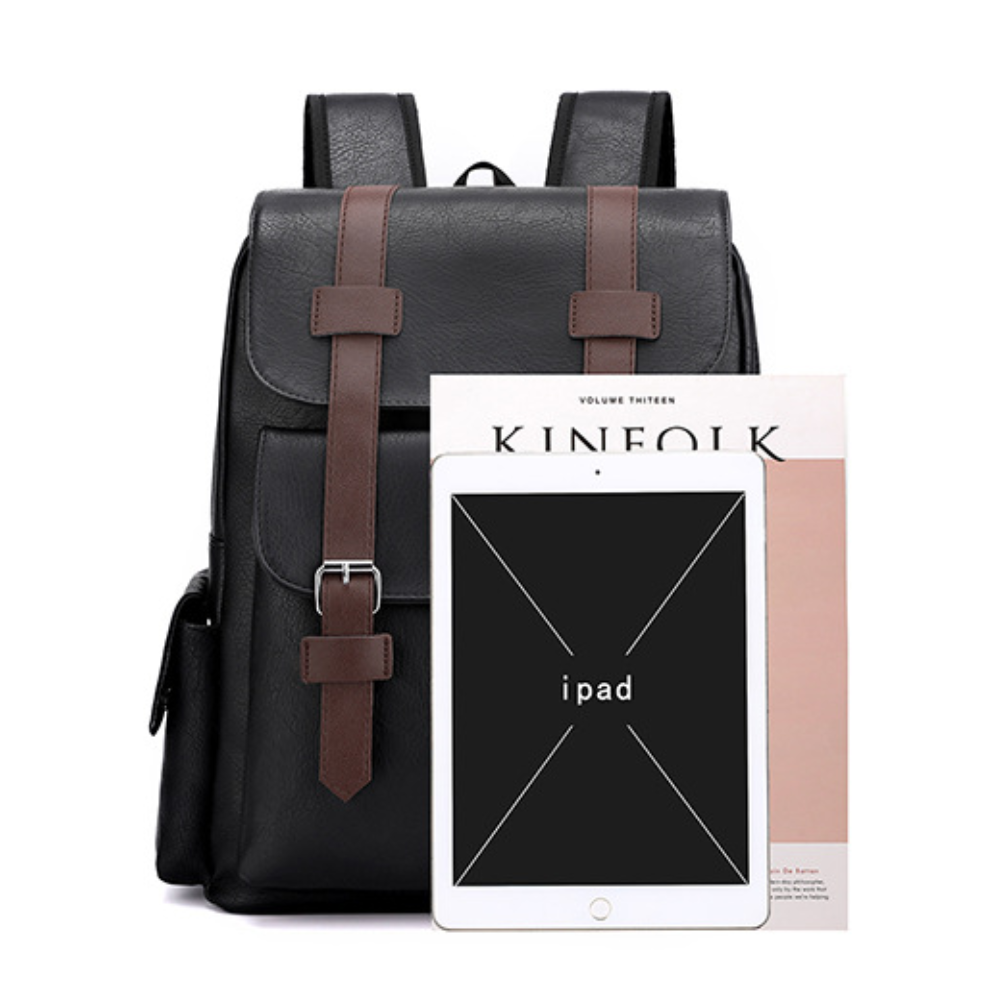 Rugged Heritage Leather Backpack