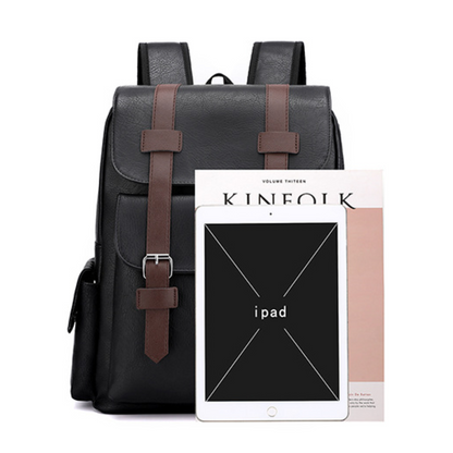 Rugged Heritage Leather Backpack