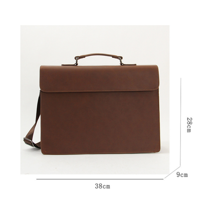 Modern Tech-Leather Executive Briefcase