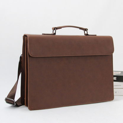 Modern Tech-Leather Executive Briefcase