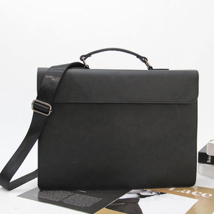 Modern Tech-Leather Executive Briefcase