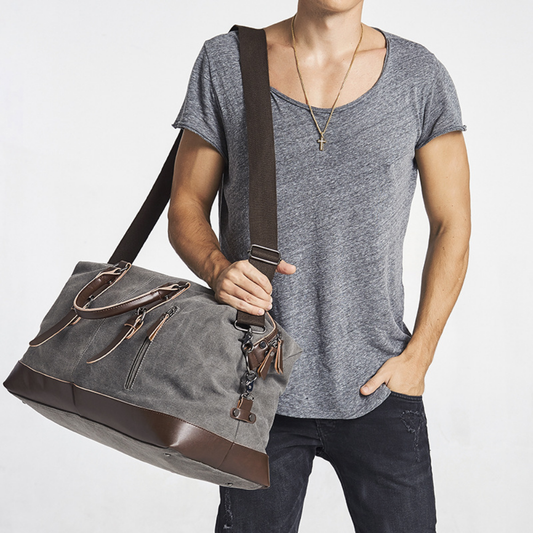 Rugged Waxed Canvas Weekender