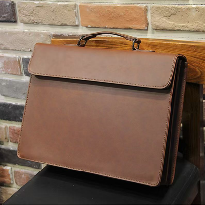 Modern Tech-Leather Executive Briefcase