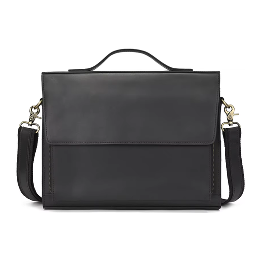 Heritage Full-Grain Leather Briefcase