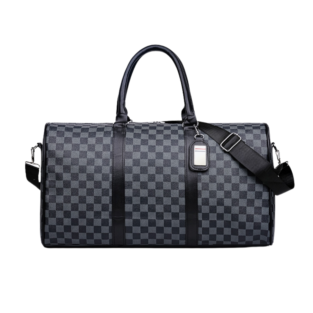 Modern Leather Travel Duffle Bag