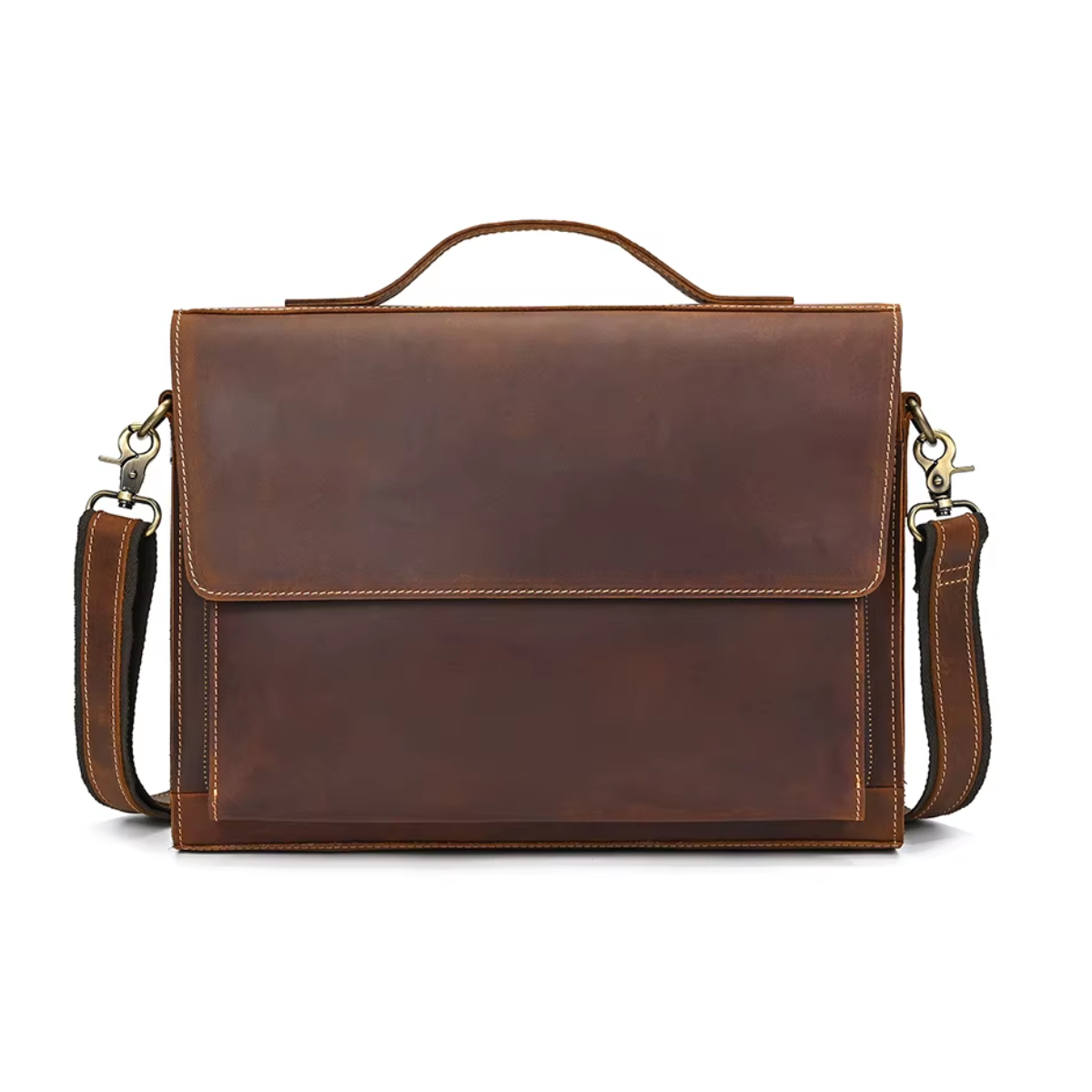 Heritage Full-Grain Leather Briefcase