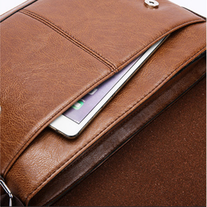 Vintage Leather Daily Messenger Bag