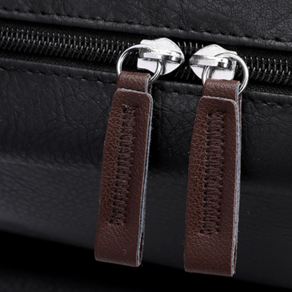 Rugged Heritage Leather Backpack