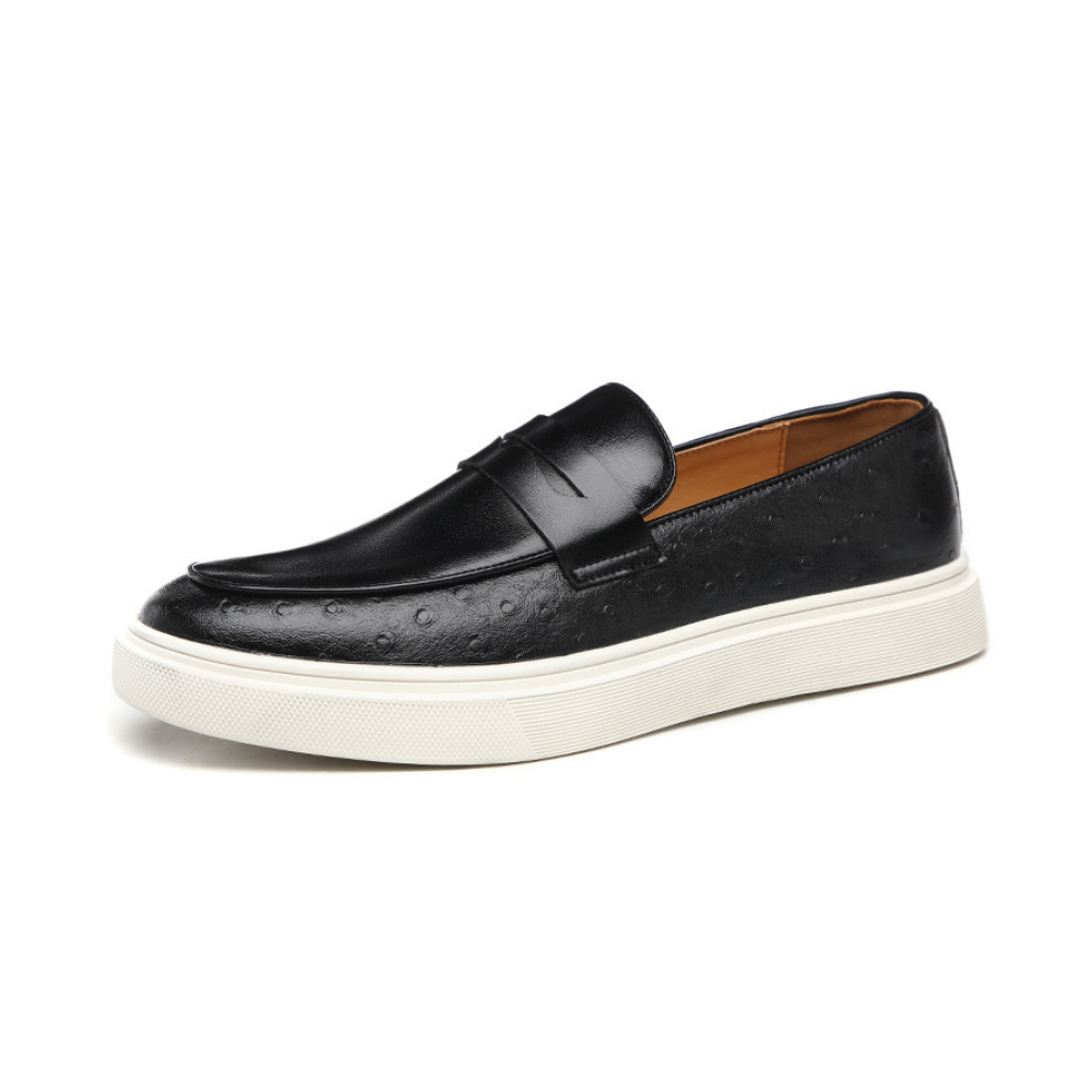 Mocassim Masculino em Couro Montclair