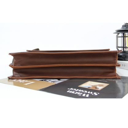 Modern Tech-Leather Executive Briefcase