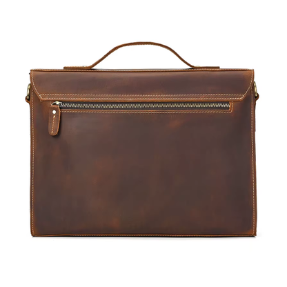 Heritage Full-Grain Leather Briefcase
