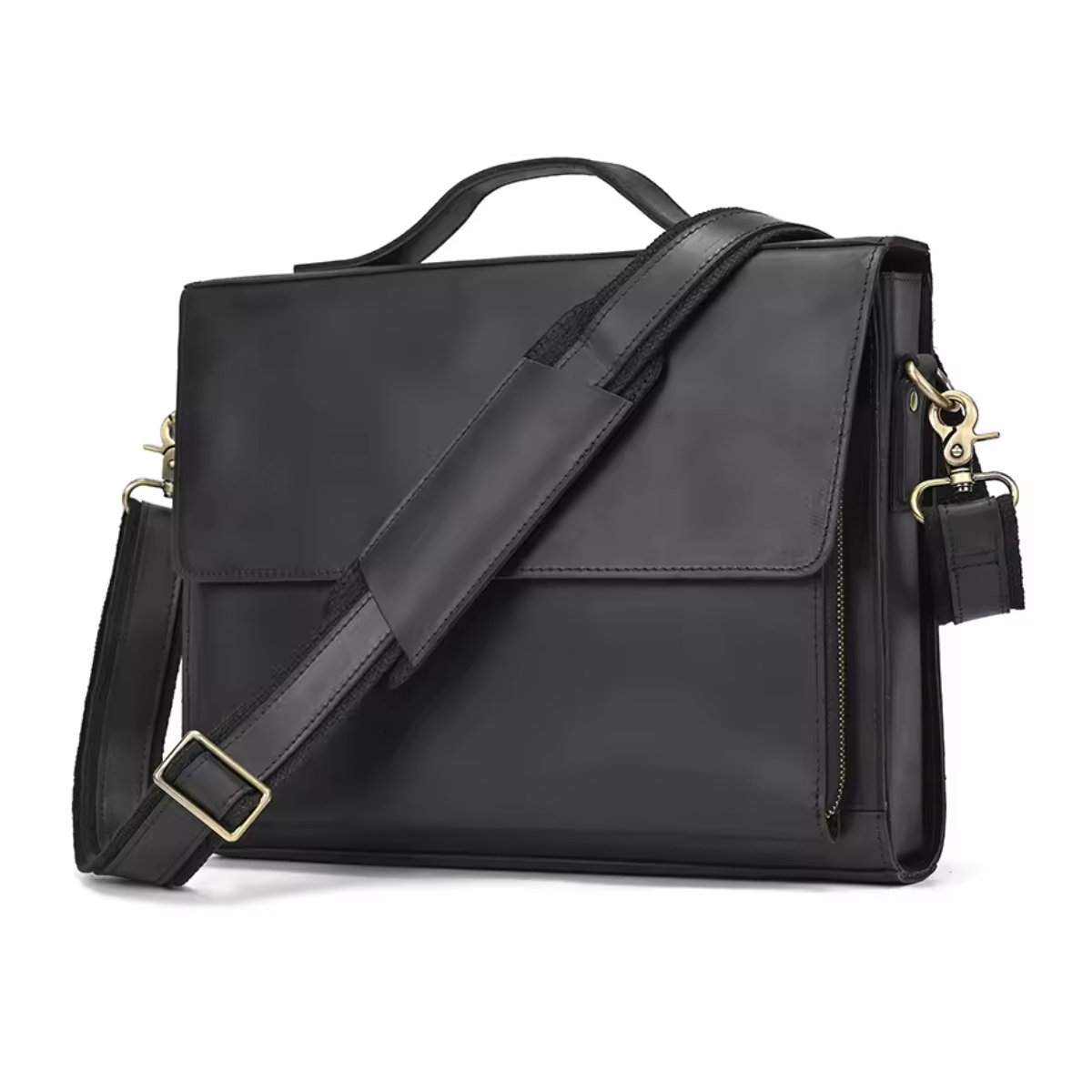 Heritage Full-Grain Leather Briefcase