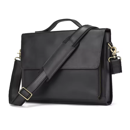 Heritage Full-Grain Leather Briefcase