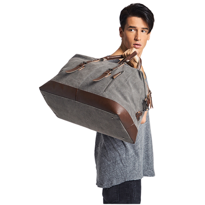 Rugged Waxed Canvas Weekender
