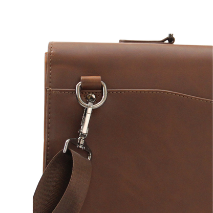 Modern Tech-Leather Executive Briefcase