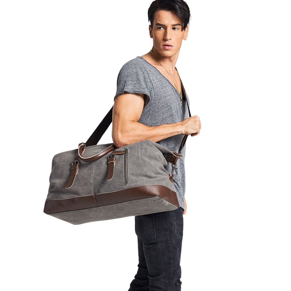 Rugged Waxed Canvas Weekender
