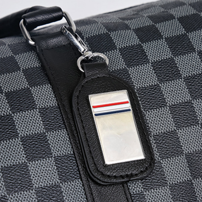 Modern Leather Travel Duffle Bag