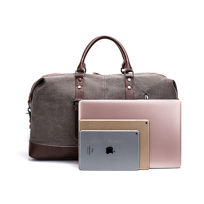 Rugged Waxed Canvas Weekender