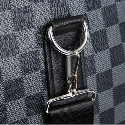 Modern Leather Travel Duffle Bag