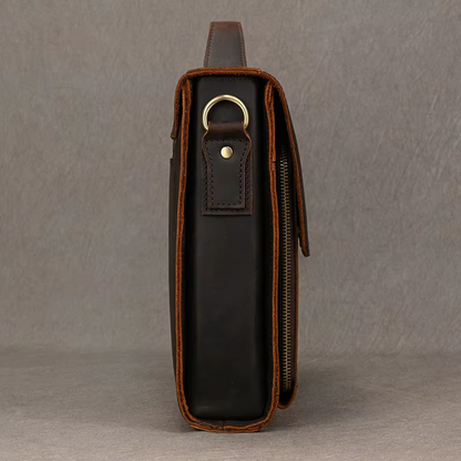 Heritage Full-Grain Leather Briefcase