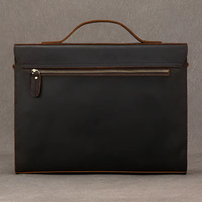 Heritage Full-Grain Leather Briefcase