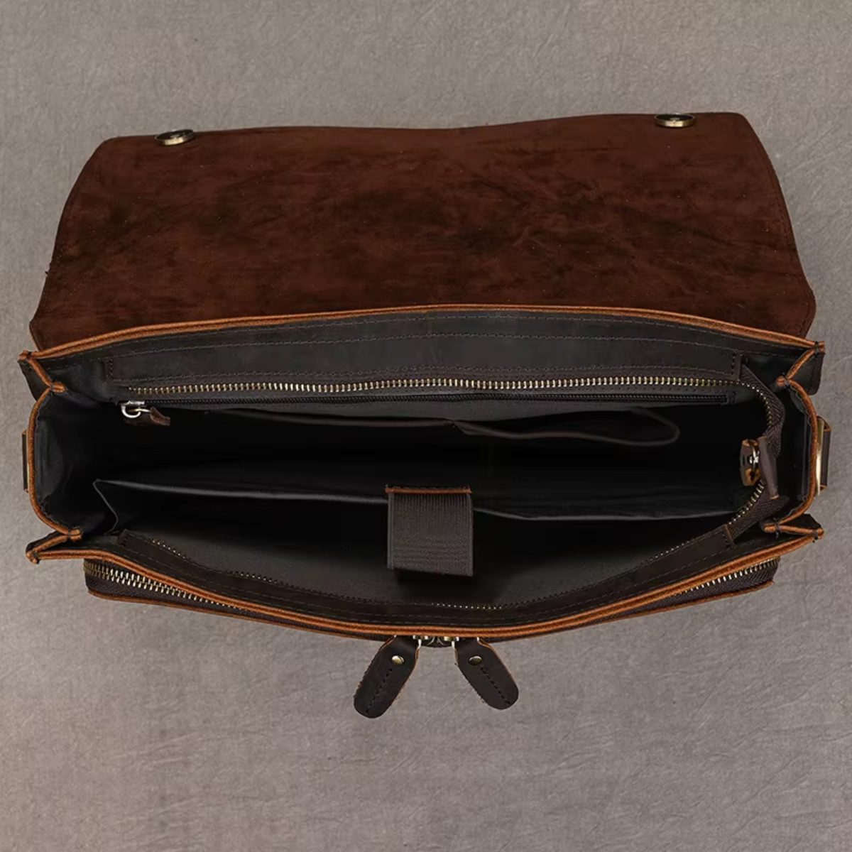 Heritage Full-Grain Leather Briefcase