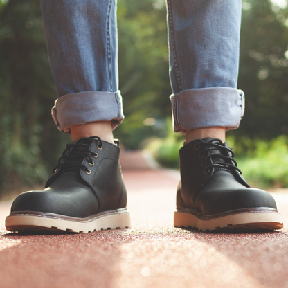 Bota Masculina em Couro Wilfred – Estilo Rústico