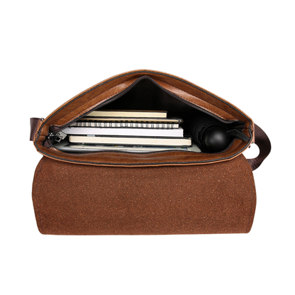 Vintage Leather Daily Messenger Bag