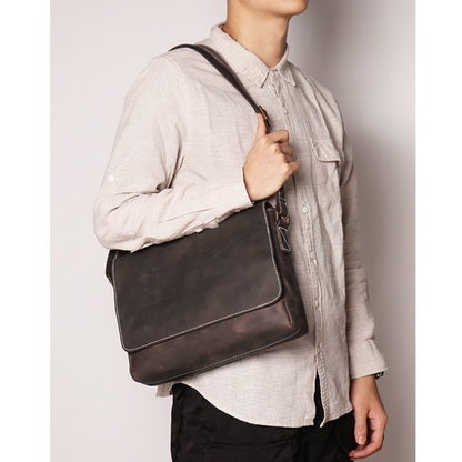 Heritage Genuine Leather Messenger Bag
