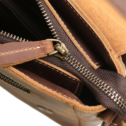 Heritage Genuine Leather Messenger Bag