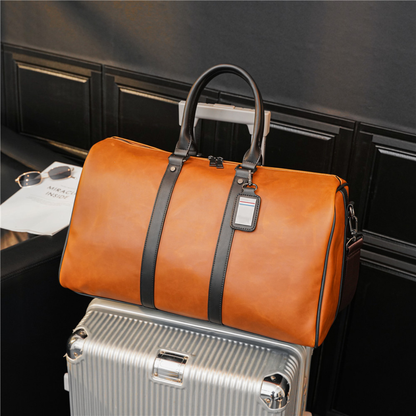 Sophisticated Leather Executive Weekender