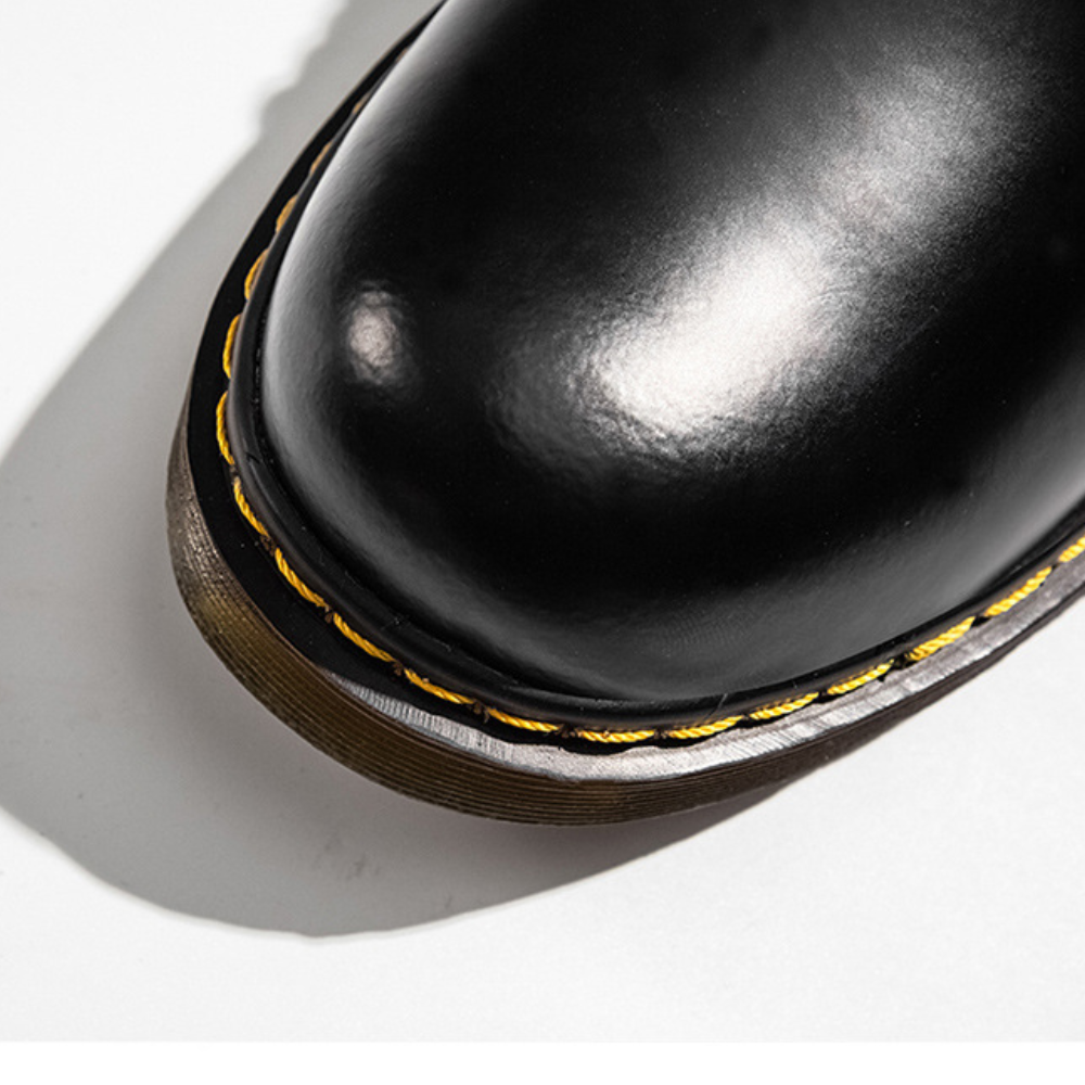 Classic Leather Casual Derby Shoes