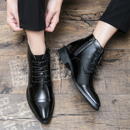 Genuine Leather Formal Boots