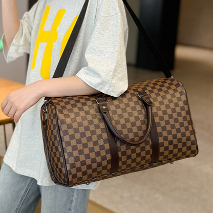 Grand Leather Travel Duffle Bag