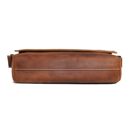 Heritage Genuine Leather Messenger Bag