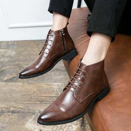 Genuine Leather Formal Boots