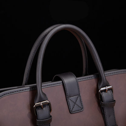 Minimalist Slim Leather Briefcase