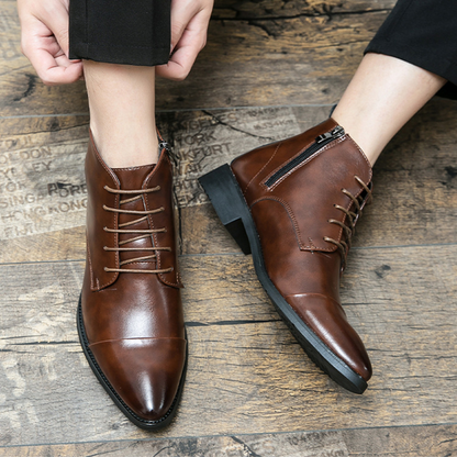 Genuine Leather Formal Boots