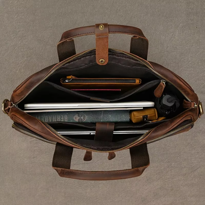 Artisan Handcrafted Leather Briefcase