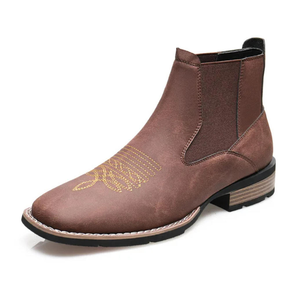 Bota Chelsea Masculina de Couro Premium Fletcher