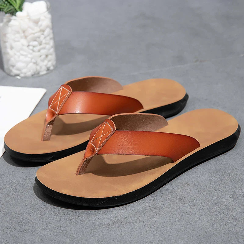 Chinelo Masculino em Couro Bellini