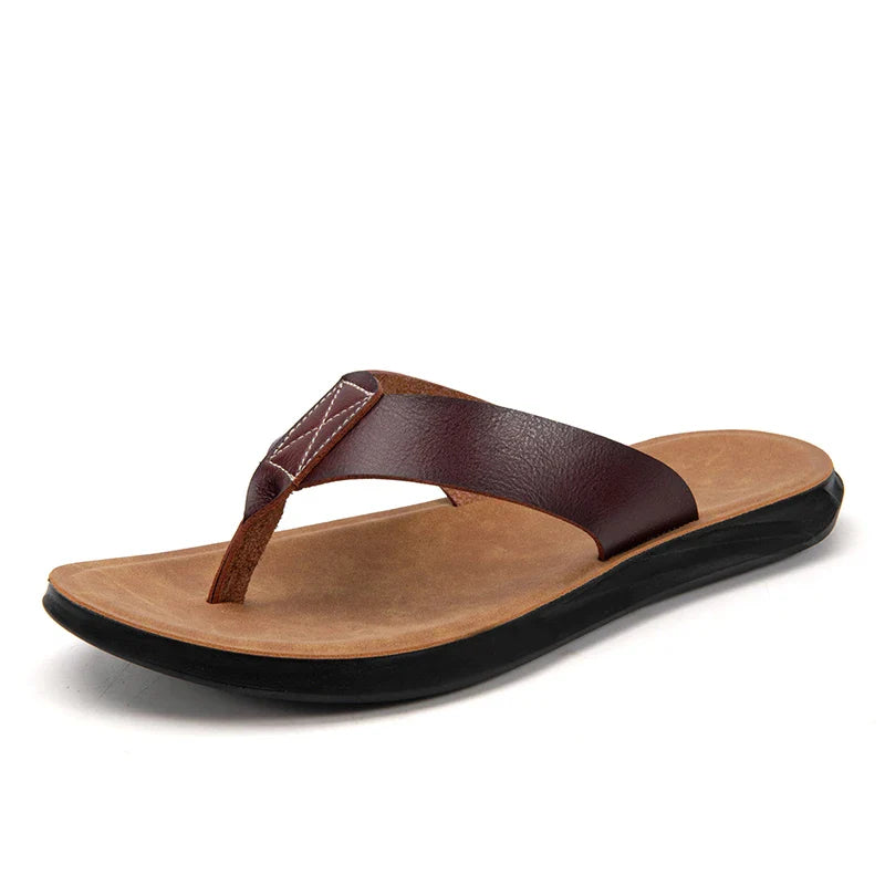 Chinelo Masculino em Couro Bellini